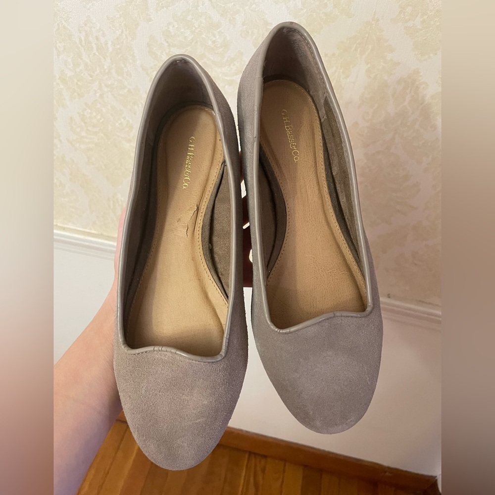 Bass Women's Gray Flats